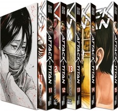 Attack on Titan, B�nde 11-15 im Sammelschuber mit Extra