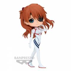 Evangelion 3.0 Asuka Shikinami Langley Plugsuit Style Ver. A Q posket Figur 14cm