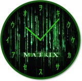 Matrix Code Wanduhr