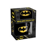 DC Comics Batman Logo Tasse and socks set