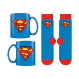 DC Comics Superman Logo Tasse and Socks set