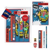 Marvel Spiderman Stationery set with notebook