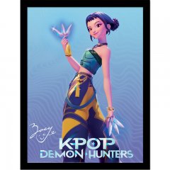 KPop Demon Hunters Zoey gerahmtes Poster