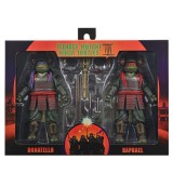 Ninja Turtles 3 Teenage Mutant Donatello & Raphael pack 2 Figurs 18cm