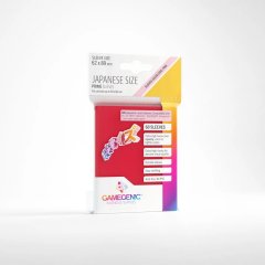 Gamegenic - PRIME Japanese Sized Sleeves Red \(60 Sleeves\)