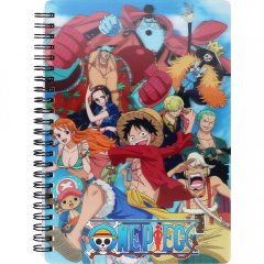 One Piece Group 3D notebook
