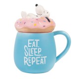 Snoopy Eat Sleep Repeat 3D Tasse 500ml