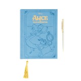 Disney Alice in Wonderlund A5 Notizbuch + Pen set