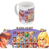 Street Fighter Player Select Tasse 350ml