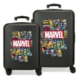 Marvel Comic ABS pack 2 Rollkoffer/Koffers