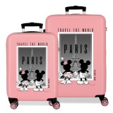 Disney Mickey and Minnie ABS pack 2 Rollkoffer/Koffers