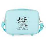Disney Mickey and Minnie Kisses adaptable ABS Schminkkoffer