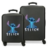 Disney Stitch Cute ABS pack 2 Rollkoffer/Koffers