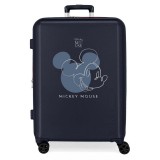 Disney Mickey Outline ABS Rollkoffer/Koffer 70cm