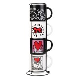 Keith Haring set of 4 Tasses