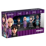Wednesday Minix pack 4 Figurs 7cm