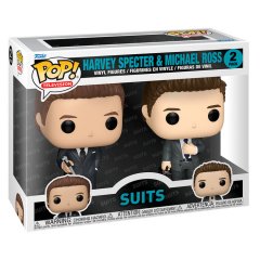 2 figures Suits Harvey Specter & Michael Ross