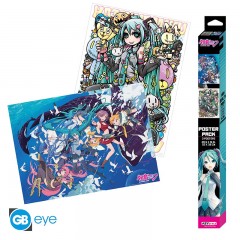HATSUNE MIKU - Set 2 Chibi Posters - Series 2 \(52x38\)