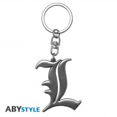 DEATH NOTE - Schl�sselanh�nger 3D L Symbol