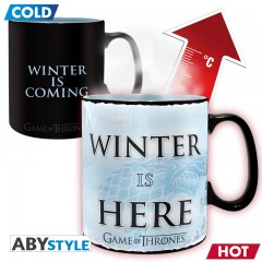 GAME OF THRONES - Tasse Heat Change - 460 ml - Winter is here - box