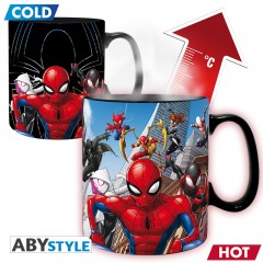 MARVEL - Tasse Heat Change - 460 ml Spider-Man Multiverse