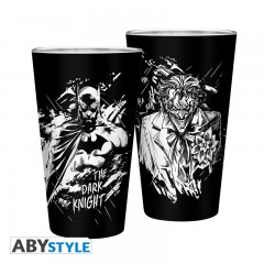 DC COMICS - Large Glass - 400ml - Batman & Joker -