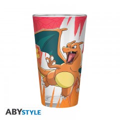 POKEMON - Large Glass - 400ml - Charizard -