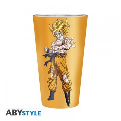 DRAGON BALL - Large Glass - 400ml - Goku Super Saiyan - box