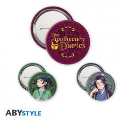 ABYstyle APOTHECARY DIARIES - Badge Pack - Mao Mao, Jinshi & Logo