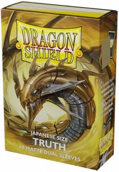 Dragon Shield - Japanese Size Matte Dual Sleeves - Truth - Gold \(60 Sleeves\)