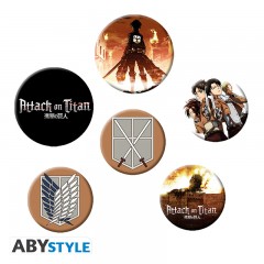 Attack on Titan Badge Pack - Anime-Fan Merch