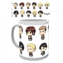 Attack on Titan - 320ml Tasse - Chibi Charaktere