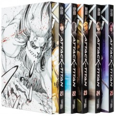 Carlsen/Hayabusa Attack on Titan, B�nde 21-25 im Sammelschuber mit Extra