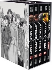 Carlsen/Hayabusa Attack on Titan, B�nde 31-34 im Sammelschuber mit Extra