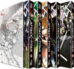 Carlsen/Hayabusa Attack on Titan, B�nde 6-10 im Sammelschuber mit Extra