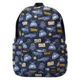 Loungefly Back to the Future 40th Anniversary nylon Rucksack 44cm