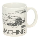 SDTOYS Back to the Future Time Machine Tasse/Becher