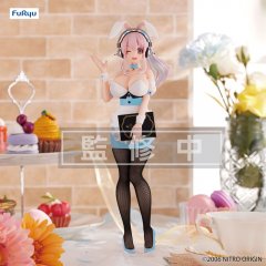 FuRyu Bicute Bunnies Super Sonico Waitress Light Blue figure 28cm
