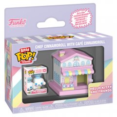 Funko Bitty POP figure Town Hello Kitty and Friends Chef Cinnamoroll With Cafe Cinnamoroll