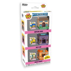 Funko Bitty Pop! pack 3 Towns The Simpsons