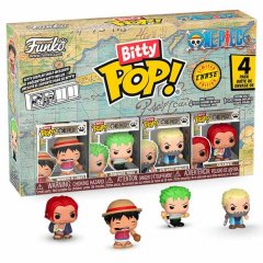 Funko Blister 4 figures Bitty POP One Piece Luffy