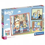 Clementoni Bluey puzzle 3x48pcs