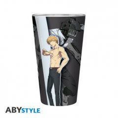 ABYstyle CHAINSAW MAN - Large Glass - 400ml - Trio