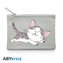 CHI Kosmetik-Etui in Grau mit Chi-Design