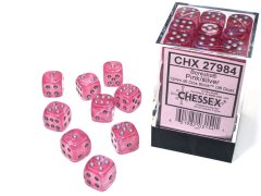 Chessex: Borealis� W�rfelblock Pink/Silber Luminary�\(36xW6\)