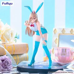 FuRyu Chainsaw Man Power Light Blue Color Bicute Bunnies figure 25cm