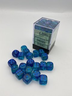 Chessex CHX26863 Chessex: Gemini� W�rfelblock Blau-Hell