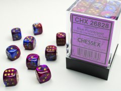 Chessex CHX26828 Chessex: Gemini� W�rfelblock Blau-Lila