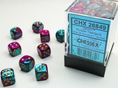 Chessex CHX26849 Chessex: Gemini� W�rfelblock Violett-T