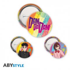 DAN DA DAN Badges - Momo & Okarun